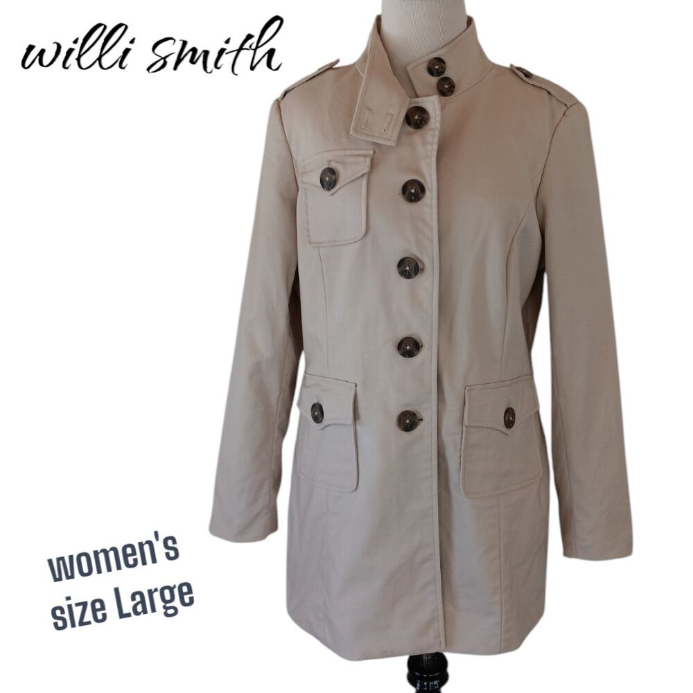 Willi Smith Mid-Length Trench Coat